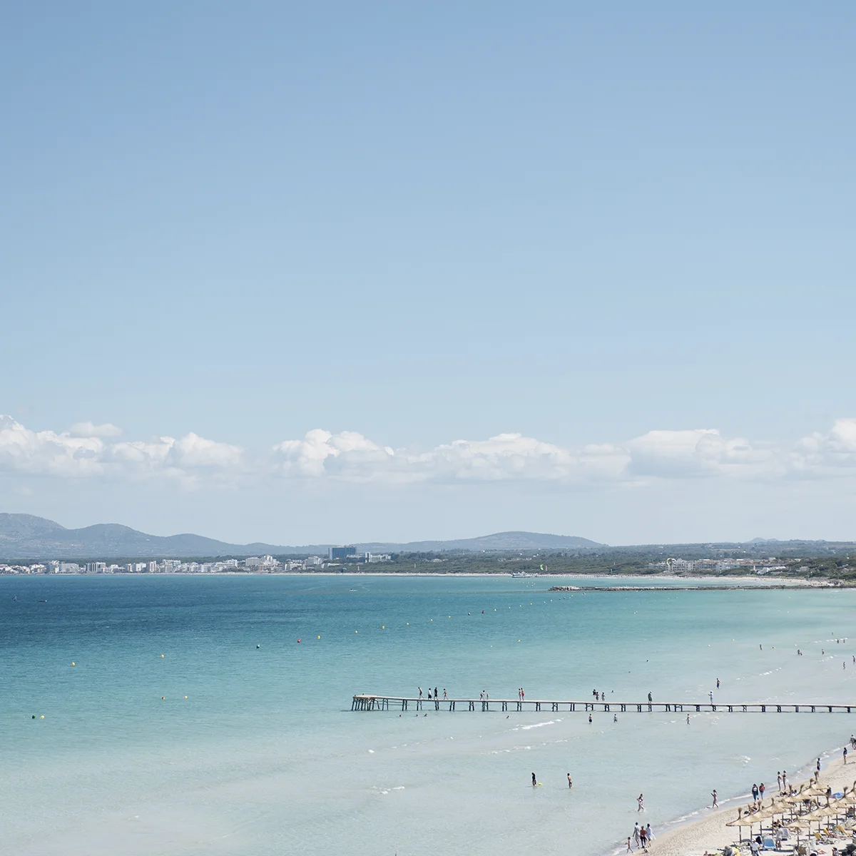 View of Alcudia Beach hotel Condesa