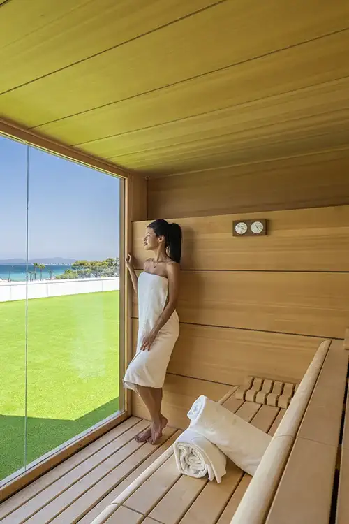 servicios sauna del hotel condesa